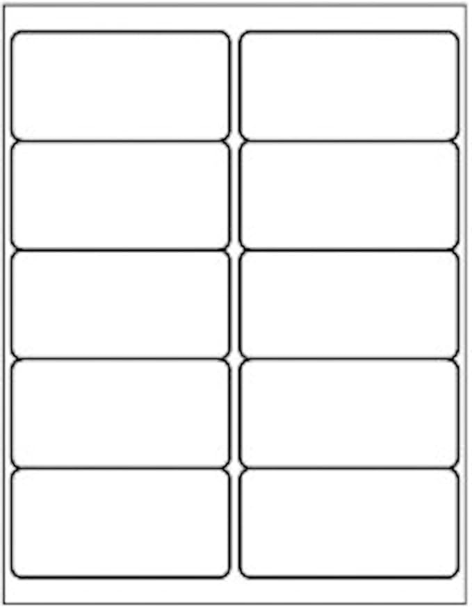 10 Up - Address Labels - 2" x 4" - 10000 Labels