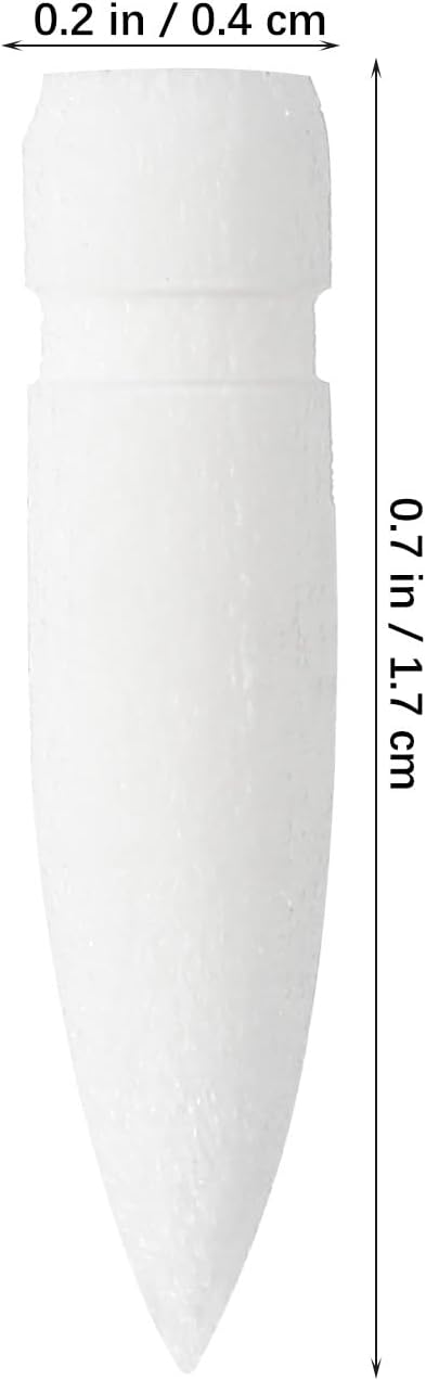 10Pcs Acrylic Marker Pen Tips - Replacement Nibs for Refillable Brush Pens - Art Supplies for Sketching and Drawing Compatible with Oil Markers