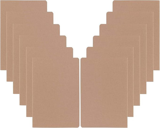 12 Pack College Ruled Notebook Journals Bulk, Lined Paper, 60 Page, 5.5x8.3 inch, A5, Travel Journal Set for Travelers, Students, Church, Office, Writing Diary Subject Notebooks Planner, Kraft