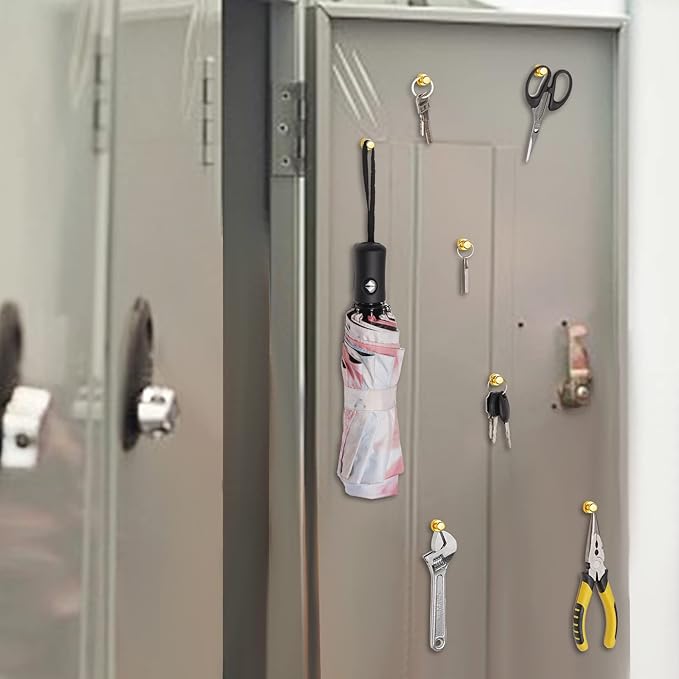 12 Pack Refrigerator Magnets Fridge Magnets Whiteboard Magnets Small Magnets Magnetic Push Pin, Office Magnets Push Pins Magnets for Whiteboard, Fridge, Office, School