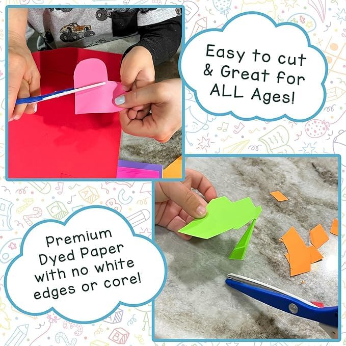 Hygloss 50 Sheets Holiday Christmas Colored Cardstock - 11x17-Inch Red and Green Letter Size Color Cardstock Paper - 65 lb/ 176 gsm, Acid-Free, Fade-Resistant