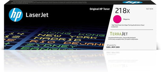 HP 218X Magenta High-Yield Toner Cartridge | Works with Color Laserjet Pro 3201, MFP 3301 Series | W2183X