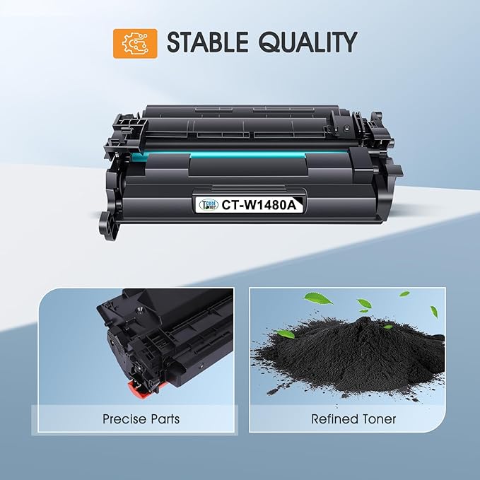 148A W1480A Toner Cartridge Black Compatible Replacement for HP 148A 148X W1480A W1480X for HP Laserjet MFP 4101fdw 4101fdn Pro 4001dw 4001dn 4001n Printer Ink (4 Pack)