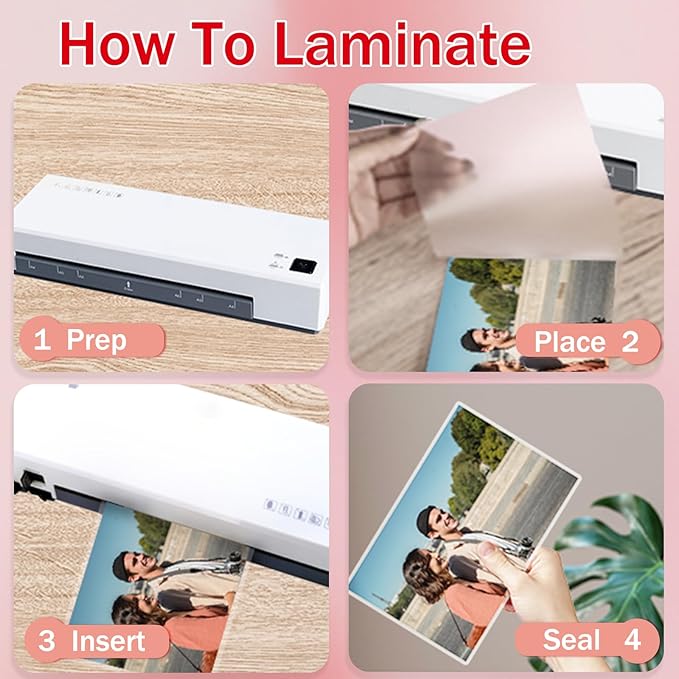 100Pack Legal Size Laminating Sheets 4 Mil Thermal Laminate Pouches for Extra Protection Clear Laminator Sheet, 9x14.5inches