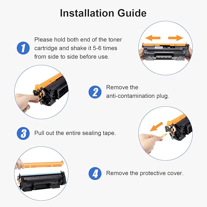 134A Black Toner Cartridge with ChipCompatible Replacement for HP 134A W1340A Toner Cartridge to Work with HP Laserjet M209dw MFP M234dw M234sdn M234sdw Printer, 2-Pack