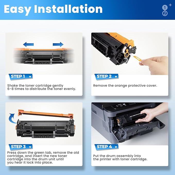 148A Toner Cartridge Laser Jet Pro 4001n 4101fdw 4001dn 1 Pack Compatible for HP 148A 148X W1480A W1480X Toner Cartridges Black for HP148A for HP Laser Jet Pro 4001n 4001dn 4001dw MFP 4101fdw 4101fdn