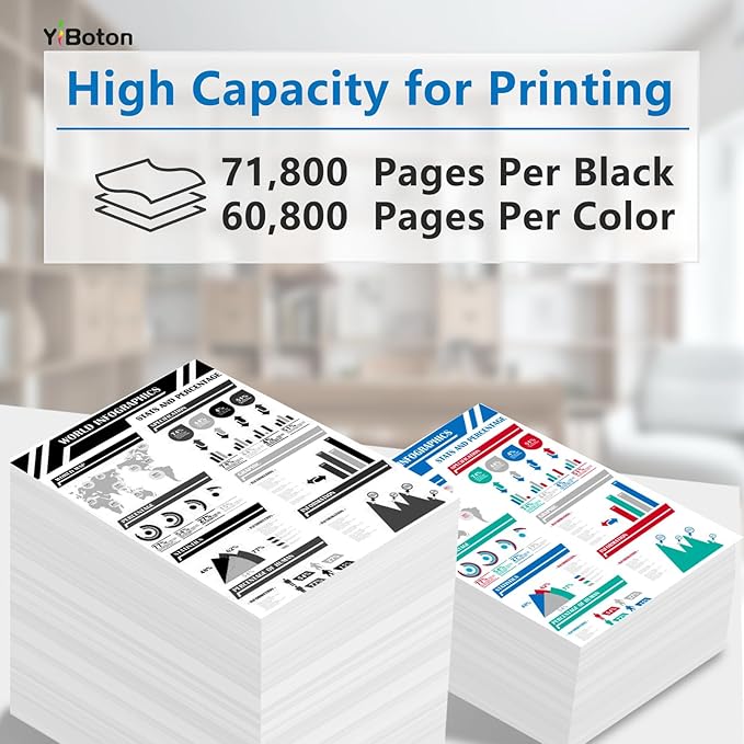 High Yield GPR61 GPR-61 Toner Cartridge Compatible for Canon ImageRunner Advance DX C5840i C5850i C5860i C5870i Printer.(3763C003AA 3764C003AA 3765C003AA 3766C003AA)
