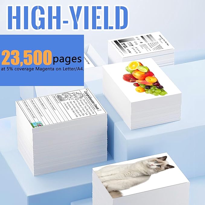 1 Pack MP C5502 Magenta Toner Cartridge | Replacement for Ricoh MP C5502 Work with Aficio MP C4502 C4502A C5502 C5502A LANIER MP C4502 C4502A C5502 C5502A SAVIN MP C4502 C4502A C5502 C5502A | 841753