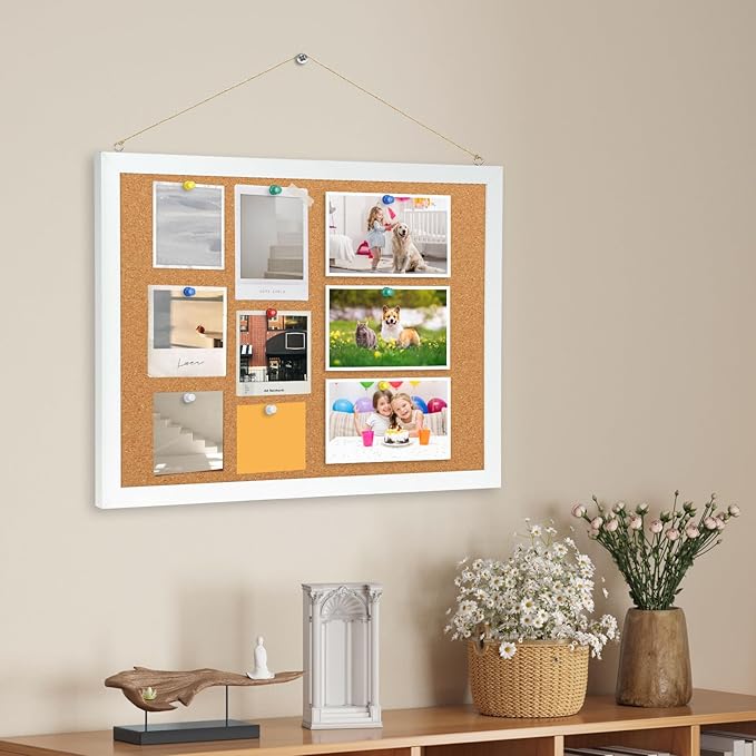 120Pcs Push Pins for Bulletin Board, Thumb Tacks for Cork Board, Colorful Plastic Head, Steel Tip, Thumbtacks for Wall Poster Photo Maps Pictures Office Home Decor