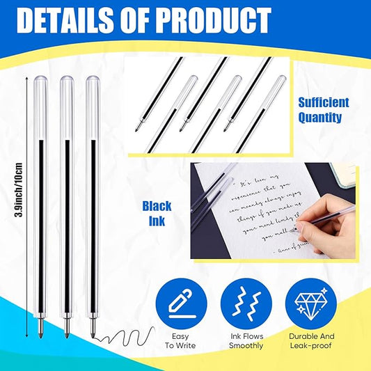 120 Pcs Safety Pens 3.8 Inches Flexible Non-lethal Writing Pens for Mental Health Hospitals and Prisons
