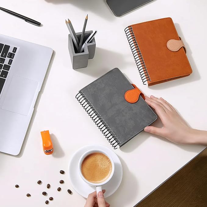 150 Pack Plastic Spiral Binding Coils,1/4", 5/16", 3/8", 1/2", 5/8", 3/4", 4:1 Pitch Multi-Size Pack of 150