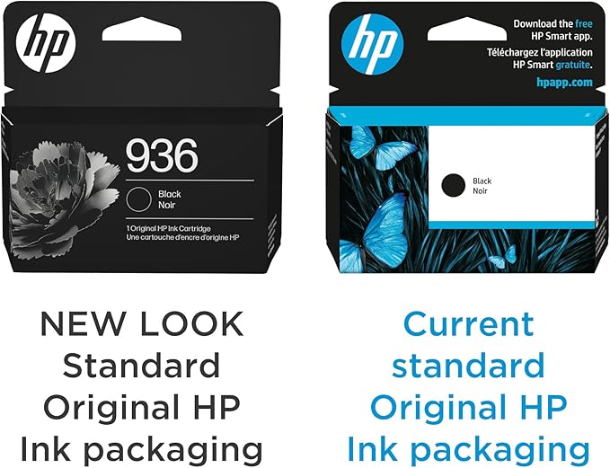 HP 936 Black Ink Cartridge Printers | Works with Printer Series: OfficeJet 9120, OfficeJet Pro 9110, 9120, 9130 Series, Wide Format 9730 | Eligible for Instant Ink | 4S6V2LN