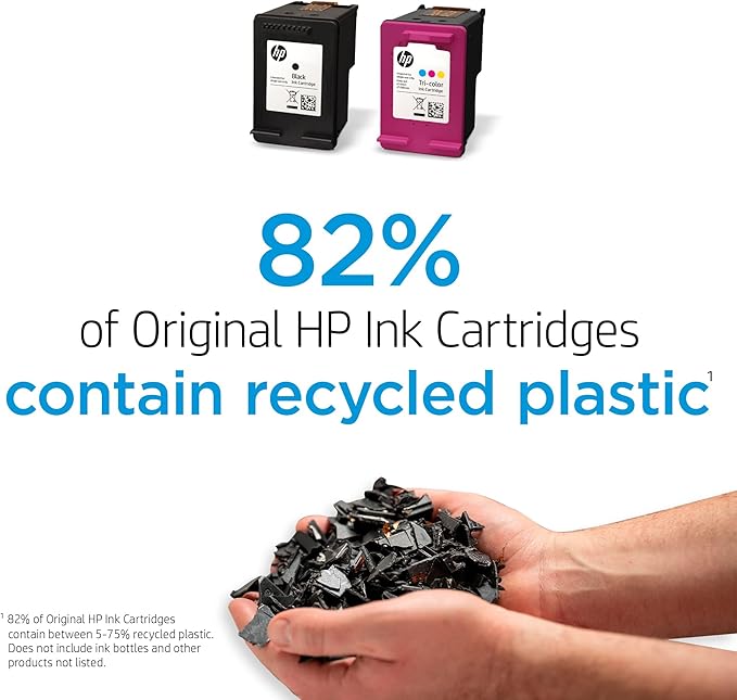 HP 63 Black Ink Cartridge for HP Printers | Works with Printer Series: DeskJet 1112, 2130, 3630; ENVY 4510, 4520; OfficeJet 3830, 4650, 5200 | Eligible for Instant Ink | F6U62AN