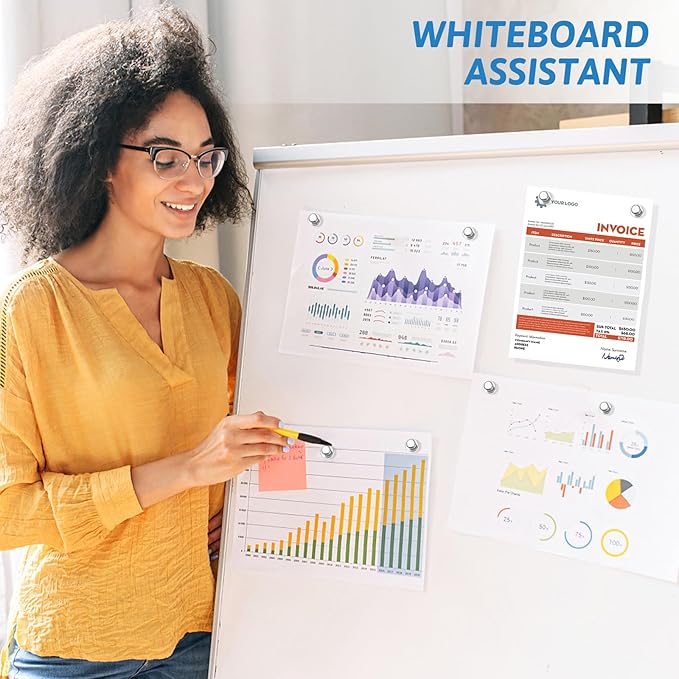 10Pack Fridge Magnets for Whiteboard Silver White Board Magnet Set Round Pin Magnets Metal Magnetic Push Pins Cute Magnet for Refrigerator Kitchen Office School