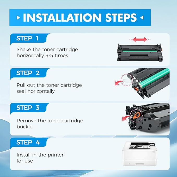 148X Black Toner Cartridge High Yield with chip 2-Pack Replacement for HP 148X W1480X 148A W1480A Compatible with HP LaserJet Pro MFP 4101dw 4101fdn 4101fdw 4001dn 4001dw 4001n Printer Ink 4001 4101 e