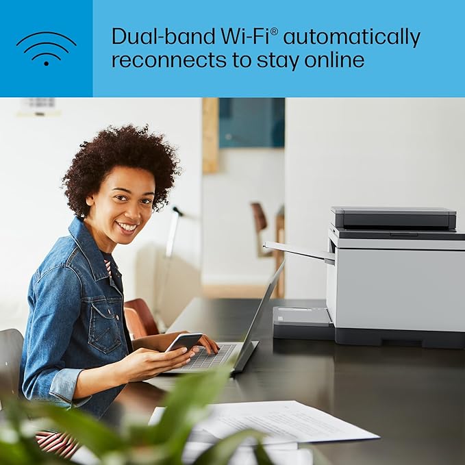 HP Laserjet MFP M235sdw All-in-One Laser Wireless Printer, Scan/Copy, Black & White, Duplex, Best for Office