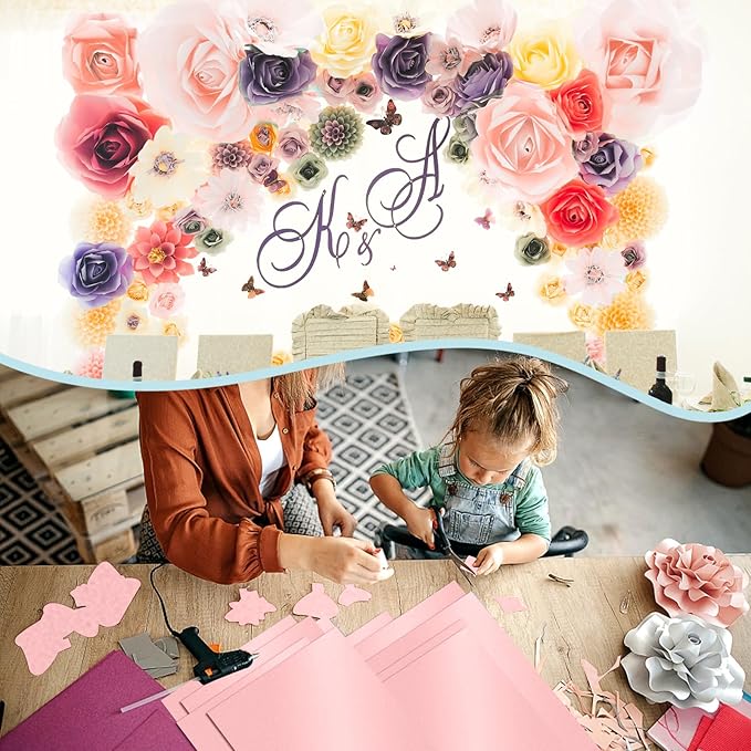 100 Sheets Pink Shimmer Cardstock 8.5 x 11 Iridescent Paper, Goefun 80lb Card Stock Printer Paper for Invitations, Valentines Day, Crafts, DIY Cards