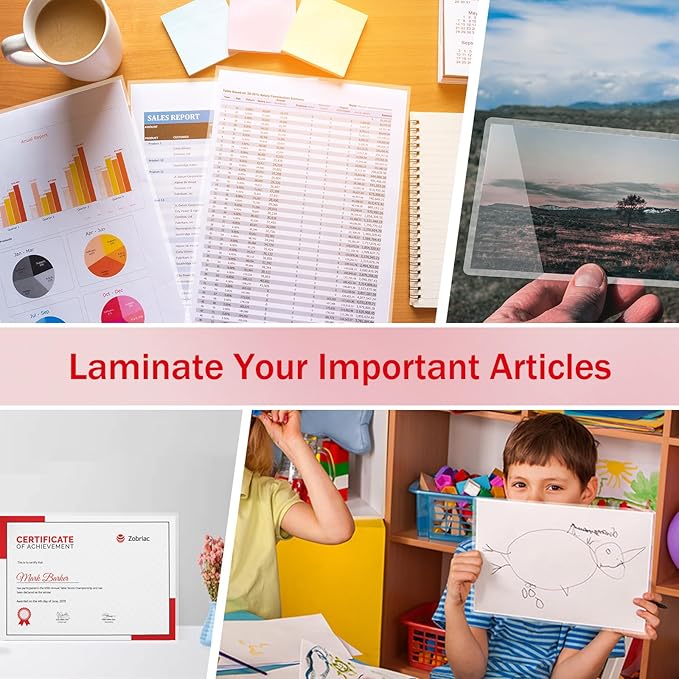 100Pack Legal Size Laminating Sheets 4 Mil Thermal Laminate Pouches for Extra Protection Clear Laminator Sheet, 9x14.5inches