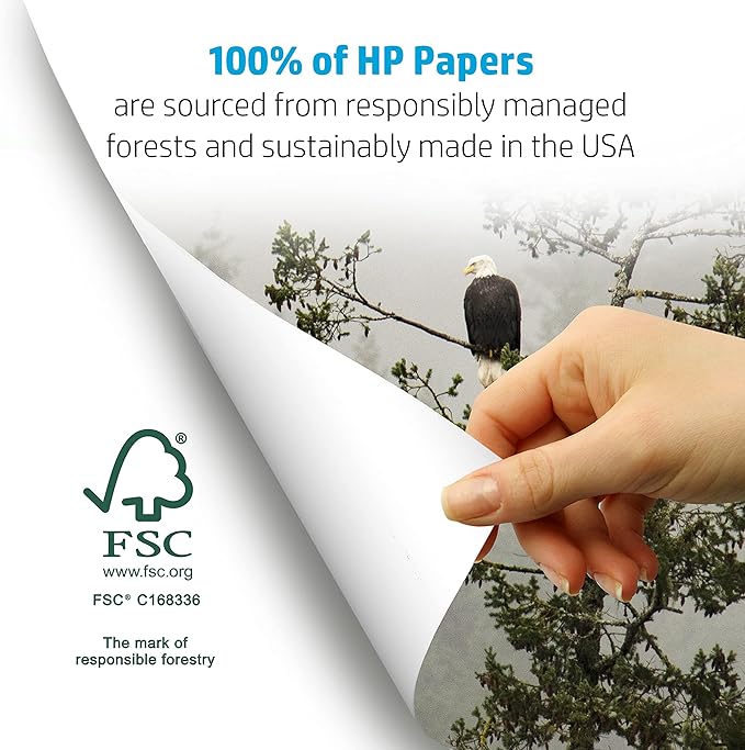 HP Papers | 8.5 x 11 Paper | MultiPurpose 20 lb | 1 Pallet - 80 Cartons (200,000 Sheets) | 96 Bright | Made in USA - FSC Certified | 115100P