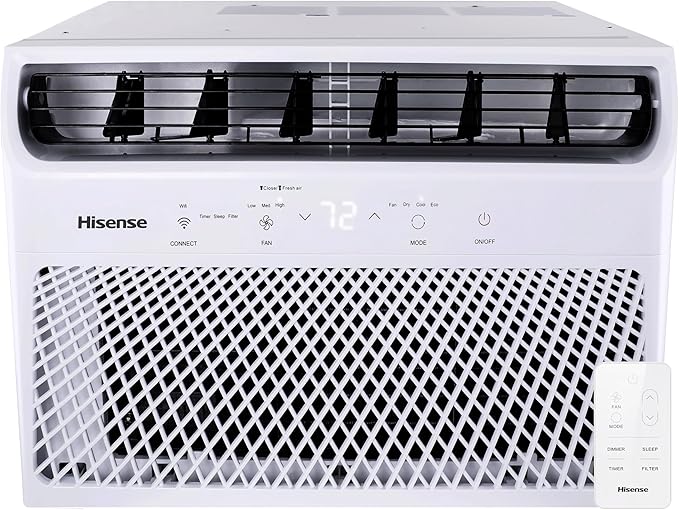 Hisense WC14W25A Window Air Conditioner, 14,000 BTU, White