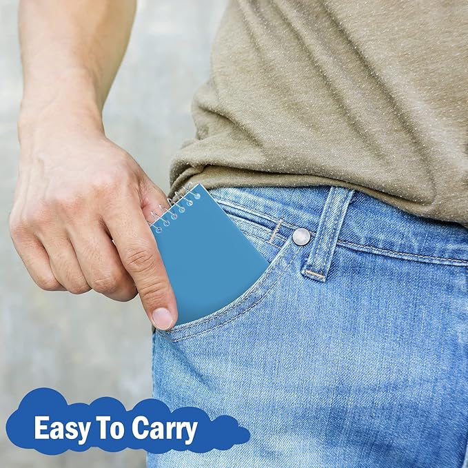 100 Pieces Spiral Memo Pads Bulk 3 x 5 Inch Small Note Pads Top Bound Lined College Ruled Paper Mini Notepad Pocket Spiral Notebooks for School Office Home Supplies, 75 Sheets (Fresh Colors)